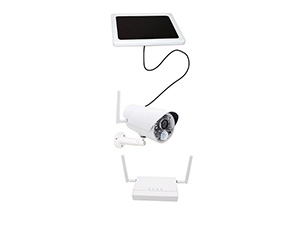 Solar Powered Security Camera System, Outdoor Wire-Free Security Camera System, CSR874256